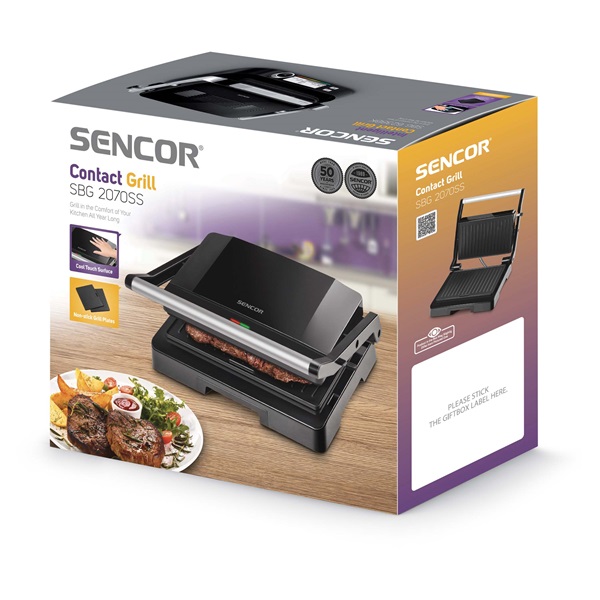 Sencor SBG 2070SS kontaktgrill