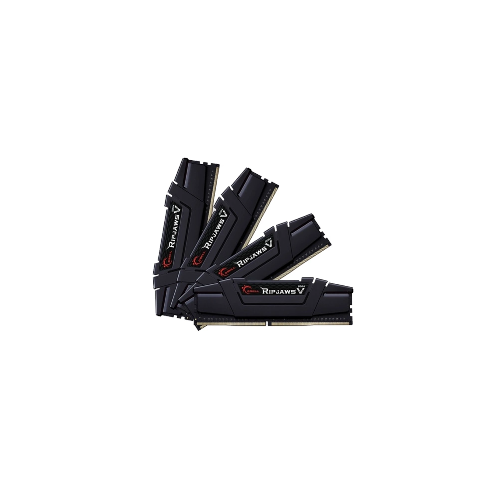 G.SKILL Ripjaws V DDR4 3200MHz CL14 128GB Kit4 (4x32GB) Intel XMP Memória Fekete G.SKILL Ripjaws V DDR4 3200MHz CL14 128GB Kit4 (4x32GB) Intel XMP Memória Fekete
