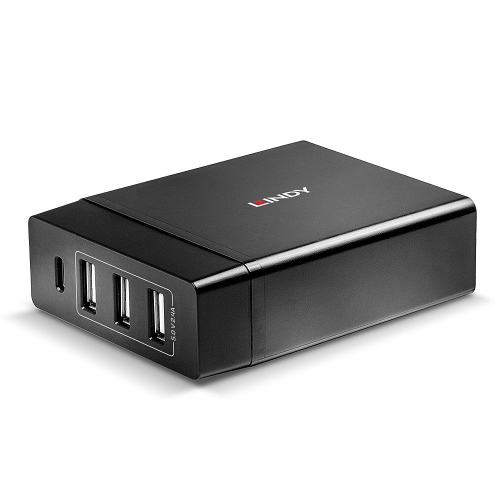 LINDY USB Type C & 3x USB Type A 72W PD Charger LINDY USB Type C & 3x USB Type A 72W PD Charger