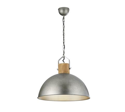Trio 303400167 Delhi 60W antik nikkel függesztett lámpatest