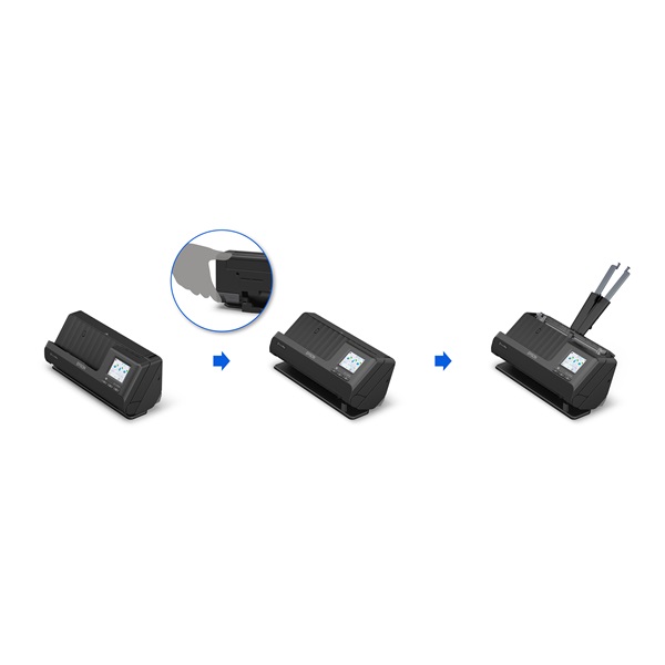 Epson WorkForce ES-C380W Lapáthúzós Szkenner Fekete