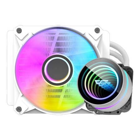 DarkFlash DX120 V2.6 univerzális vízhűtés fehér