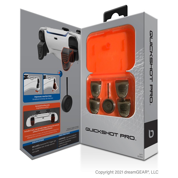 BIONIK  BNK-9059 PS5 Kiegészítő Quickshot Pro Kontroller Ravasz csomag 