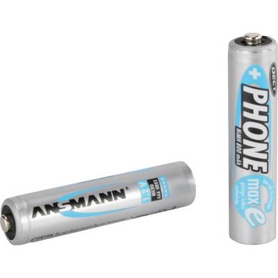 Mikroceruza akku AAA NiMH, 1,2V 800 mAh, 2 db, Ansmann Dect maxE HR3, HR03, UO100557, DC2400, DC2400B4N, LR03 Mikroceruza akku AAA NiMH, 1,2V 800 mAh, 2 db, Ansmann Dect maxE HR3, HR03, UO100557, DC2400, DC2400B4N, LR03