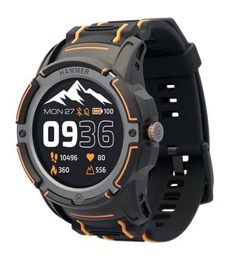 myPhone HAMMER WATCH Plus okosóra fekete (SMA002659)