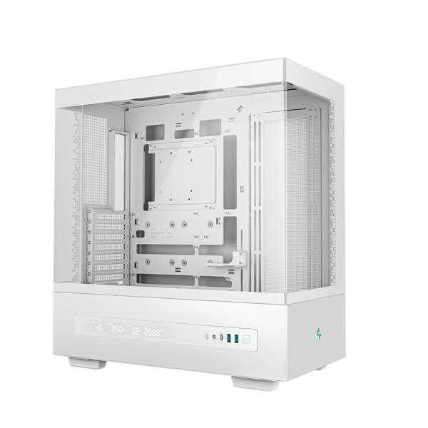 DeepCool CH690 DIGITAL WH Fehér ATX Számítógépház DeepCool CH690 DIGITAL WH Fehér ATX Számítógépház