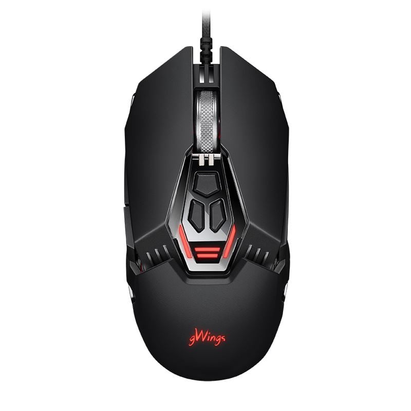 gWings GW9X7M gaming egér fekete