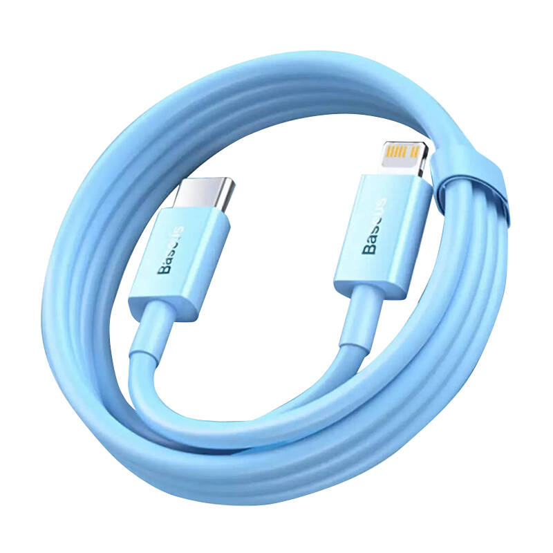 USB-C to Lightning cable Baseus ,PD 20W 1m (blue) USB-C to Lightning cable Baseus ,PD 20W 1m (blue)
