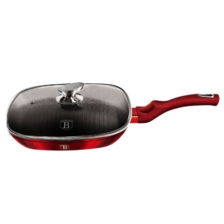 Berlinger Haus BH/1613N GRILL SERPENYŐ FEDŐVEL, 28 CM Berlinger Haus BH/1613N GRILL SERPENYŐ FEDŐVEL, 28 CM