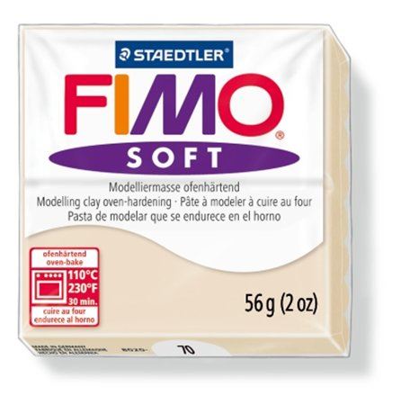 FIMO "Soft" gyurma 56g égethető szahara (8020-70)