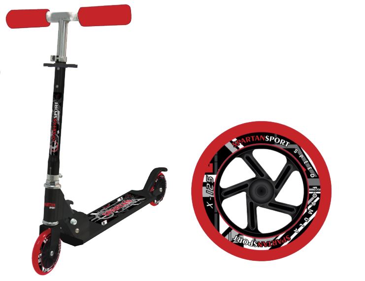 Spartan Sport X 125 roller fekete-piros (204)