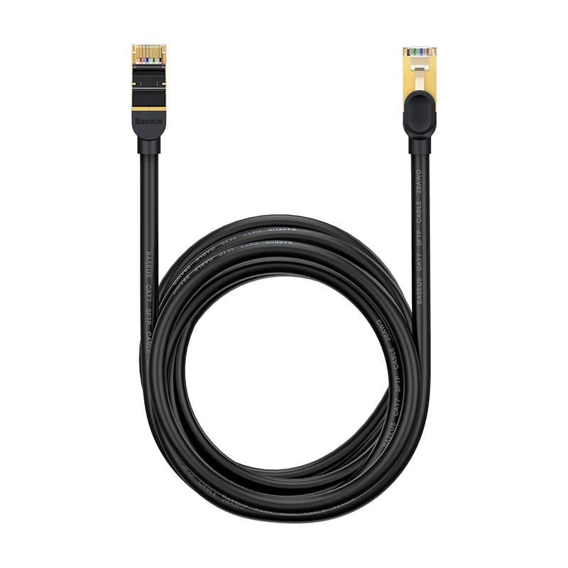 Baseus Ethernet RJ45 hálózati kábel 10Gbps 8m fekete (WKJS010601)
