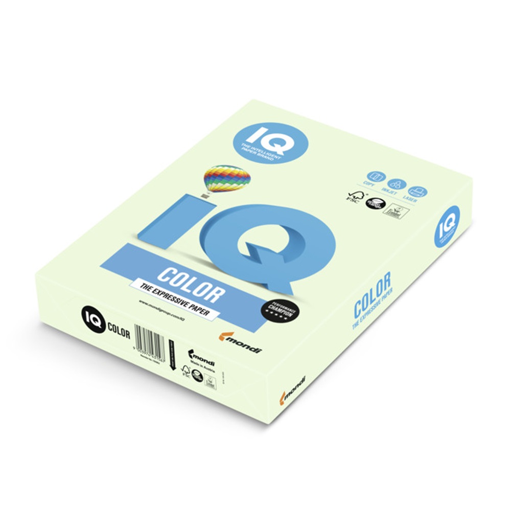 Mondi Másolópapír, színes, A4, 80g.  GN27 500ív/csomag, pasztell zöld