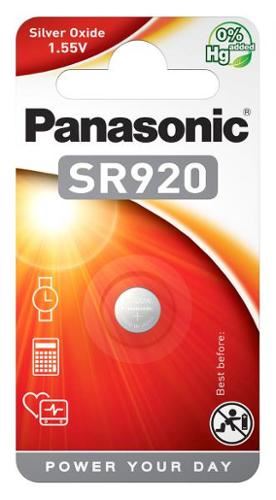 Panasonic SR-920EL/1B ezüst-oxid óraelem (1 db / bliszter) Panasonic SR-920EL/1B ezüst-oxid óraelem (1 db / bliszter)