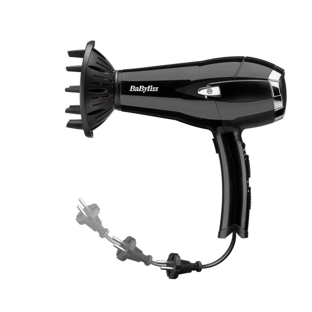 BaByliss D374DE Cordkeeper hajszárító 2000W Fekete
