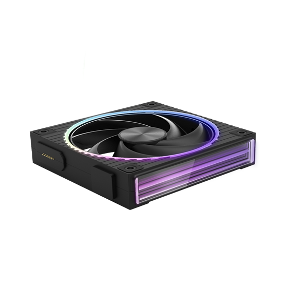 Zalman  ZM-DF120 Hűtő ventilátor Fekete