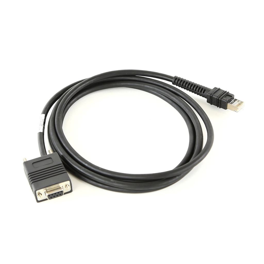 Zebra RS232 DB9 vonalkód olvasó kábel 7ft (CBA-R07-S07PAR)