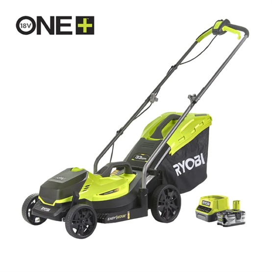 Ryobi RLM18X33B-40 18V One Plus™ fűnyíró 33 cm vágási szélességgel, 1x 4,0 Ah akkumulátor + töltő  