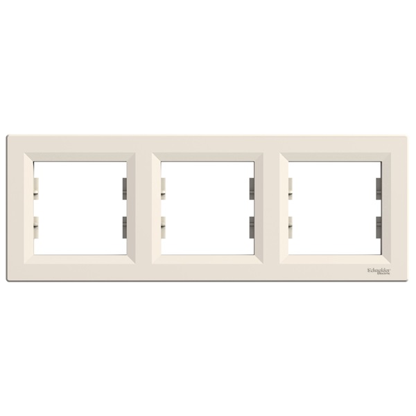 Schneider EPH5800323 ASFORA vízszintes bézs hármas keret Schneider EPH5800323 ASFORA vízszintes bézs hármas keret