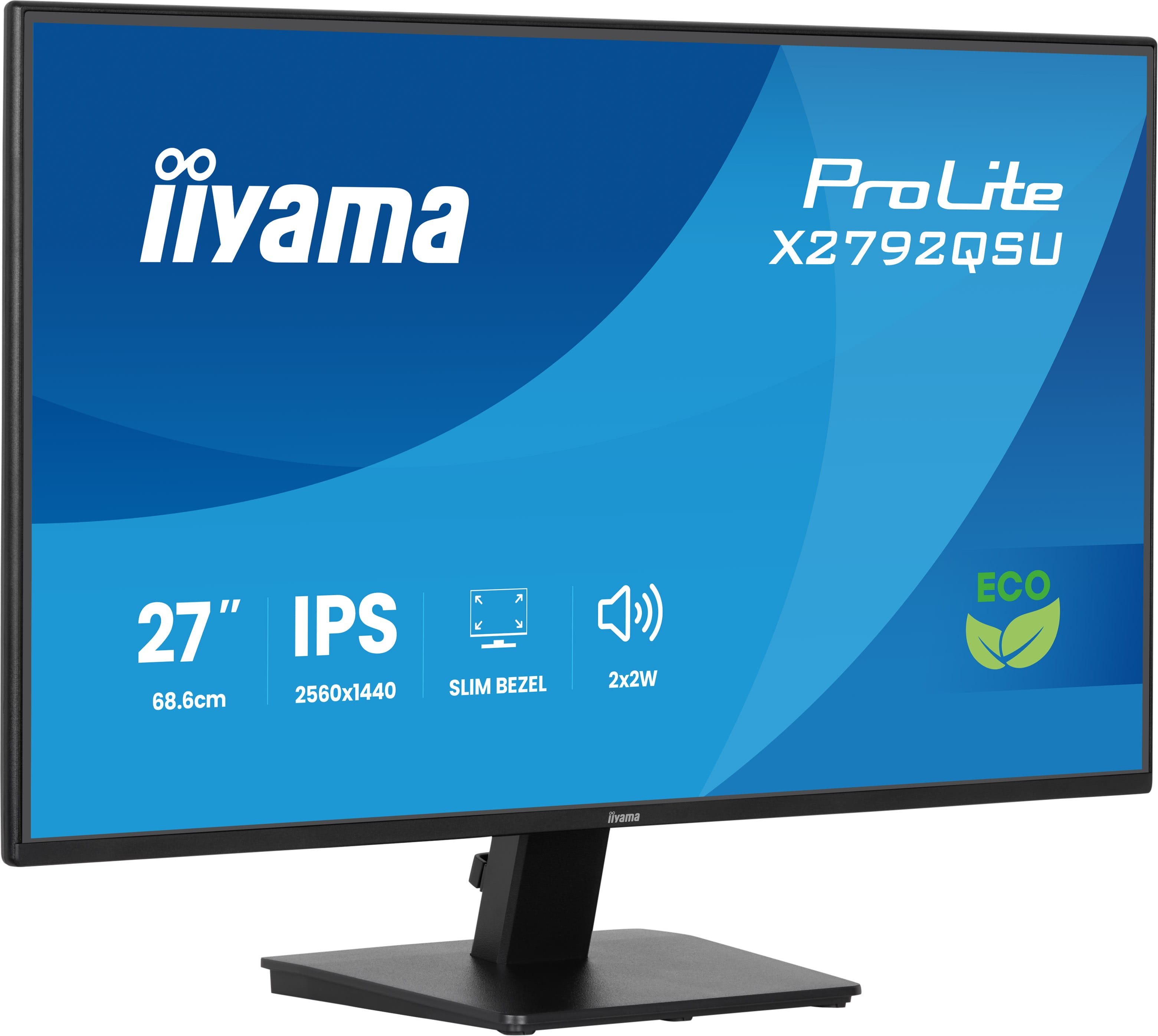 iiyama 27" ProLite X2792QSU-B1 IPS LED Monitor - 2560x1440, QHD, 120Hz, 3ms, Hangszóró, Fekete