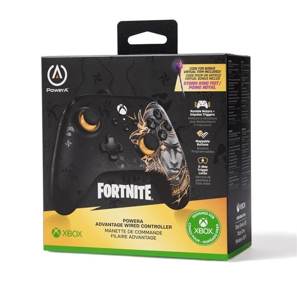 PowerA Advantage Xbox Series X|S/Xbox One/PC Fortnite: Mideas vezetékes kontroller