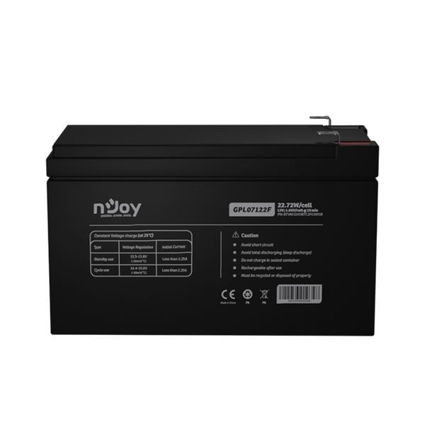 NJOY GPL07122F zárt, gondozásmentes akkumulátor NJOY GPL07122F zárt, gondozásmentes akkumulátor