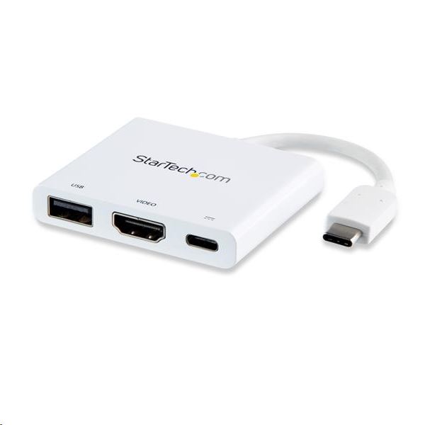 StarTech.com USB-C Multiport Adapter HDMI 60W PD fehér (CDP2HDUACPW) StarTech.com USB-C Multiport Adapter HDMI 60W PD fehér (CDP2HDUACPW)