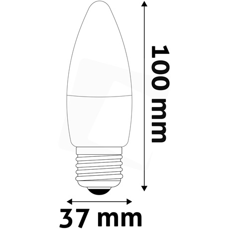 Avide ABC27CW-6W LED CANDLE IZZÓ 6W E27 CW 6400K Avide ABC27CW-6W LED CANDLE IZZÓ 6W E27 CW 6400K