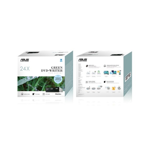 ASUS ODD DVD ÍRÓ DRW-24D5MT fekete ASUS ODD DVD ÍRÓ DRW-24D5MT fekete
