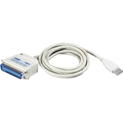 USB 2.0 adapter kábel, 1 x Centronics dugó - 1 x USB 2.0 dugó A, fehér, ATEN USB 2.0 adapter kábel, 1 x Centronics dugó - 1 x USB 2.0 dugó A, fehér, ATEN