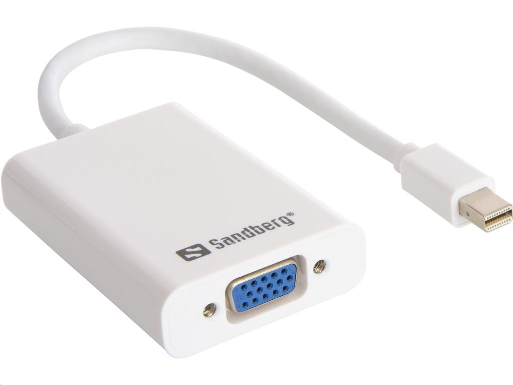 Sandberg Mini DisplayPort > VGA+Audio adapter (509-05) Sandberg Mini DisplayPort > VGA+Audio adapter (509-05)
