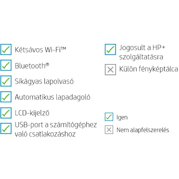 HP DeskJet Plus 4120E tintasugaras multifunkciós Instant Ink ready nyomtató (26Q90B)