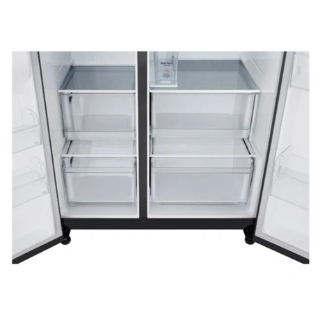 Lg GSLC41EPPE Side by Side hűtőszekrény Fekete - E energiaosztály