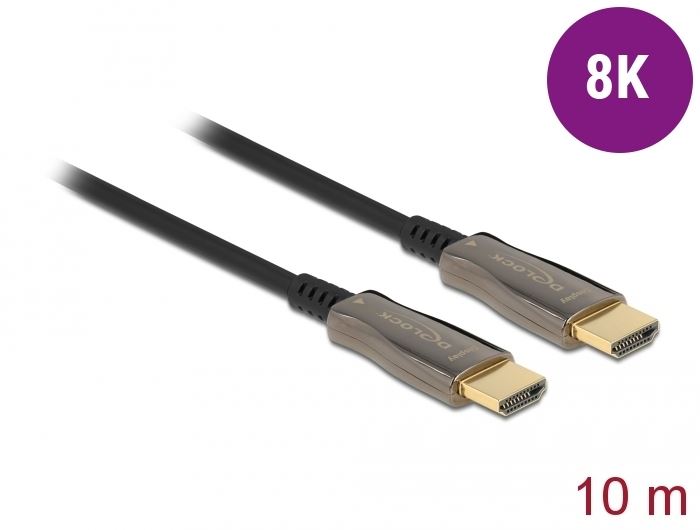 Delock Aktív optikai kábel HDMI 8K, 60Hz, 10m (84034)