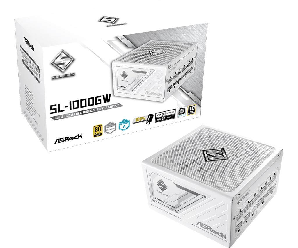 ASRock Gold Steel Legend SL-1000GW 1000W 80+ Tápegység