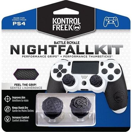 KontrolFreek 4777-PS4 Performance Grips Nightfall PS4 kontroller borítás fekete  