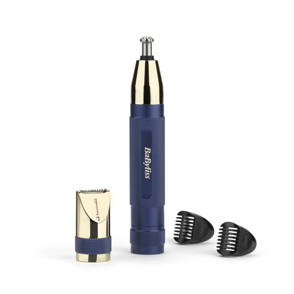 BaByliss E112E Super X-Metal Series Orr- és fülszőrzetnyíró szemöldök trimmerrel Kék