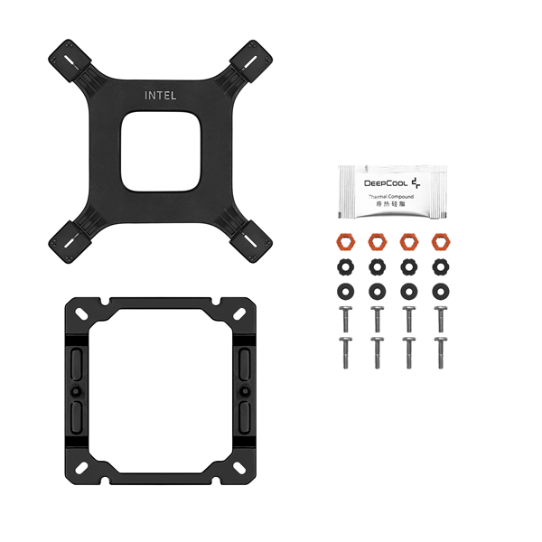 DeepCool CPU Cooler - AG500 BK ARGB V2 (29,4 dB; max, 115,32 m3/h; 4pin csatlakozó, 5 db heatpipe, 12cm, PWM, LED)