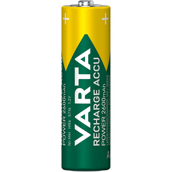 Varta Ready To Use AA Ni-Mh 2600 mAh ceruza akku (2db/csomag)