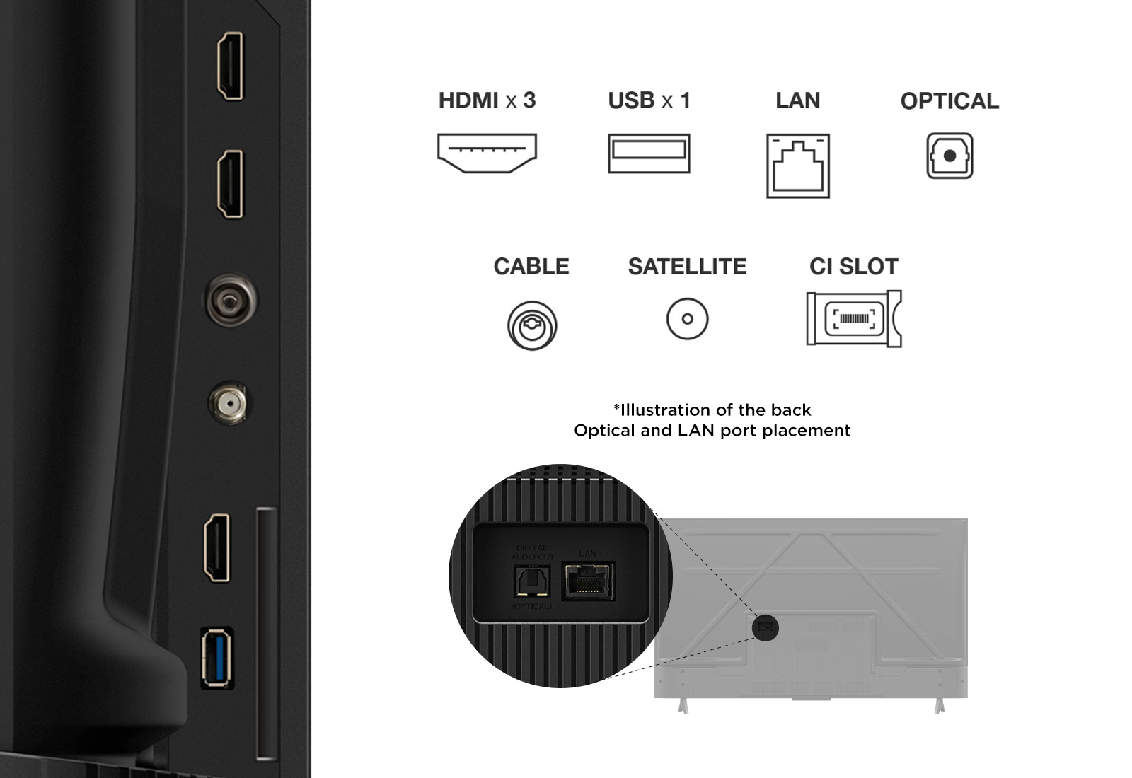 TCL 50" 50V6C UHD LED televízió