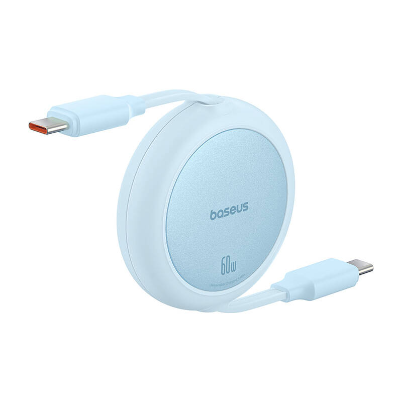 Baseus Free2Pull Mini USB-C to USB-C 60W USB cable, 1m (blue)