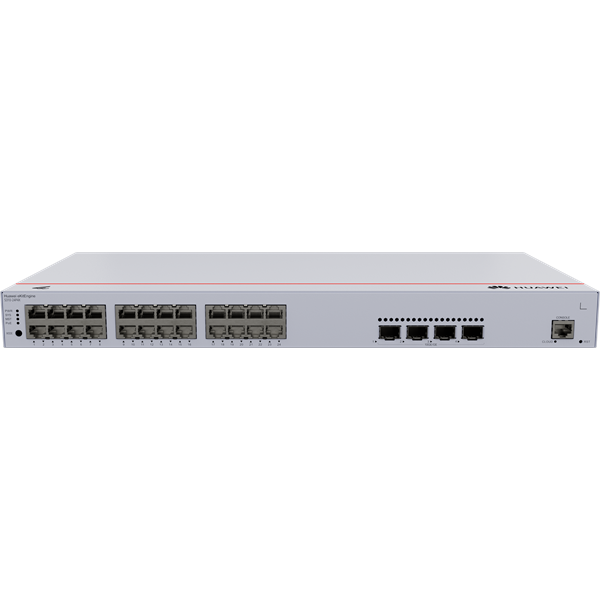 Huawei S310-24P4X eKit 24x1000Mbps (400W POE+) + 4x10GE (SFP+) + 1konzol port iStack Layer2+ managed Rackes Switch Huawei S310-24P4X eKit 24x1000Mbps (400W POE+) + 4x10GE (SFP+) + 1konzol port iStack Layer2+ managed Rackes Switch
