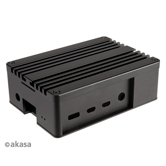 Akasa A-RA08-M2B Pi-4  passzív Raspberry Pi   Számítógépház 