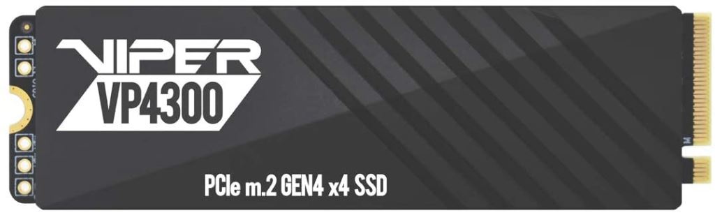 1TB Patriot Viper VP4300 M.2 SSD meghajtó (VP4300-1TBM28H)