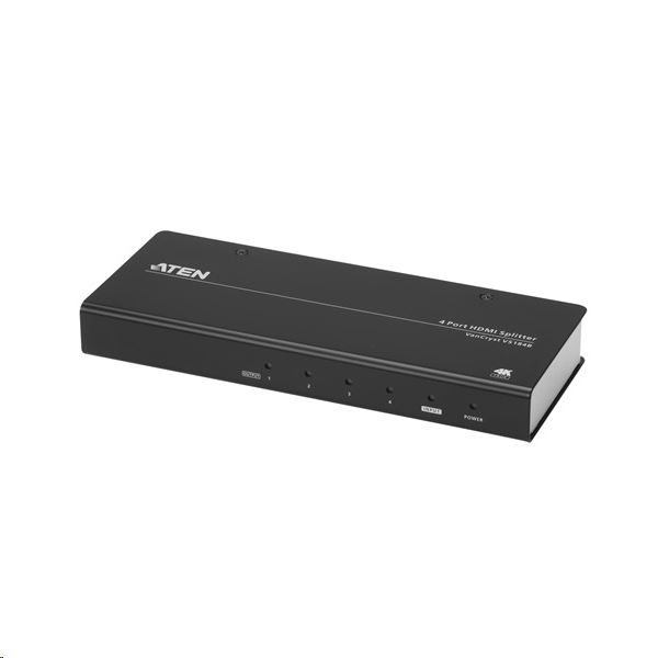 ATEN VanCryst Splitter HDMI 4 portos 4K (VS184B-AT-G) ATEN VanCryst Splitter HDMI 4 portos 4K (VS184B-AT-G)