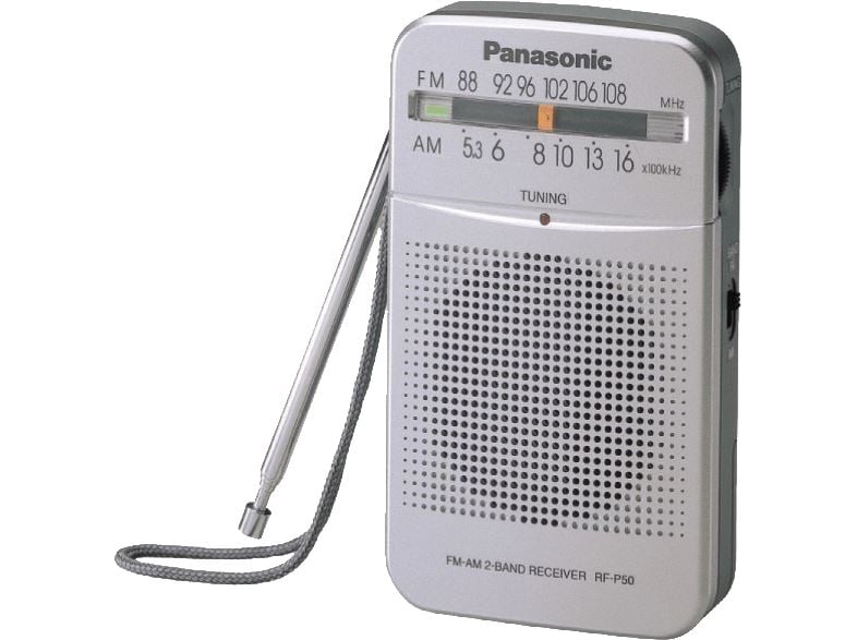 Panasonic RF-P50DEG-S zsebrádió ezüst Panasonic RF-P50DEG-S zsebrádió ezüst