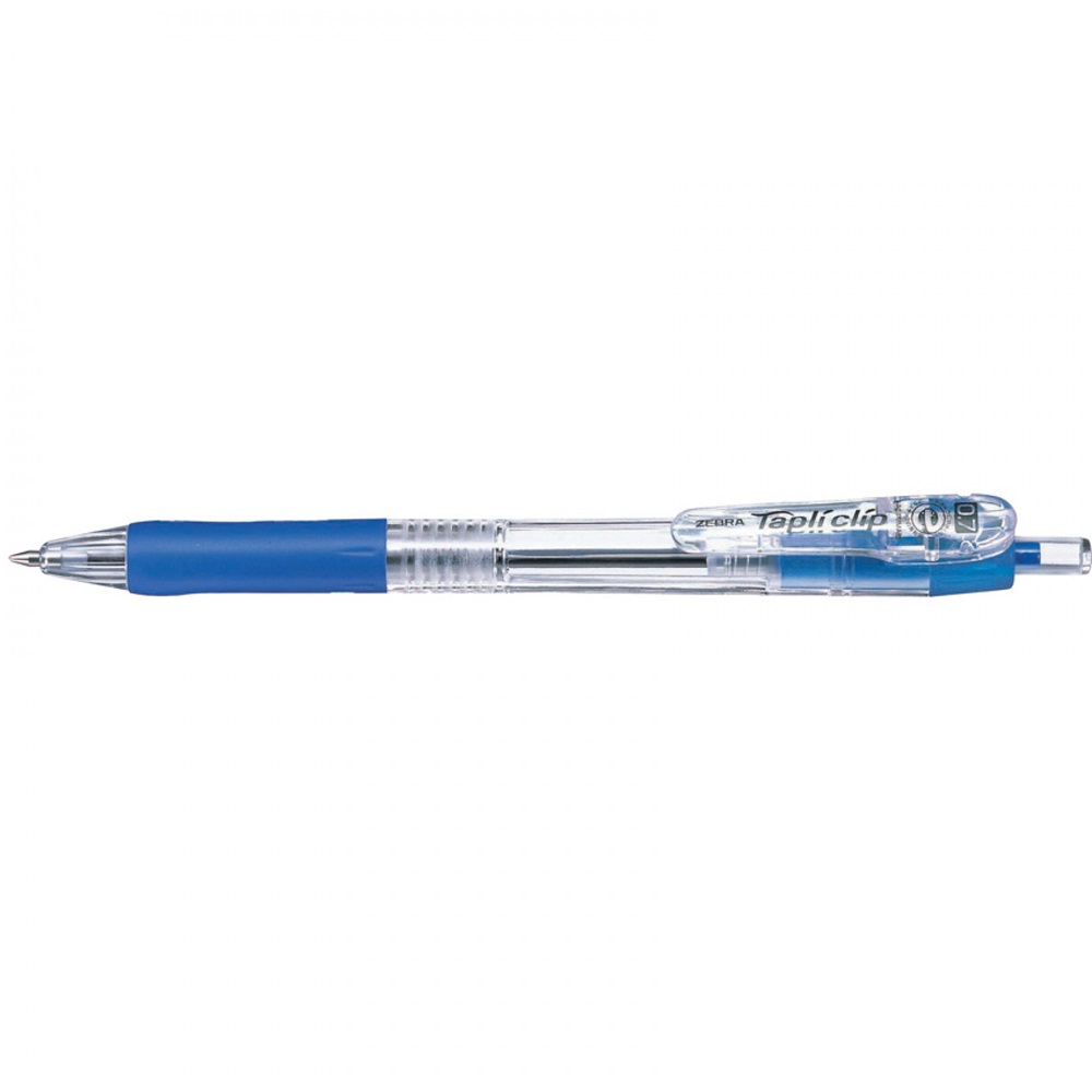 Zebra Golyóstoll 0,7mm,  Tapli clip Eco, írásszín kék (37012-10)
