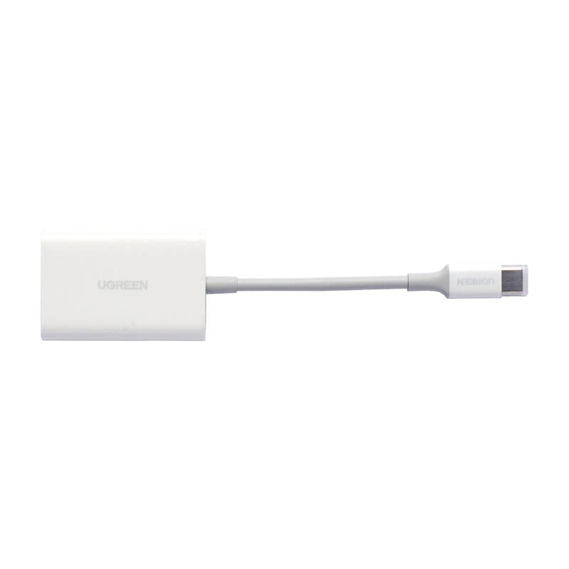 Ugreen 2-in-1 USB-C  CM265 Kártyaolvasó Fehér