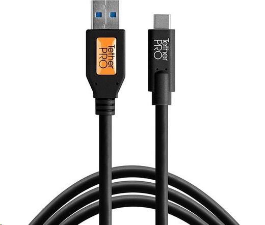Tether Tools TetherPro USB 3.0 -> USB-C 4.6m kábel fekete (CUC3215-BLK) Tether Tools TetherPro USB 3.0 -> USB-C 4.6m kábel fekete (CUC3215-BLK)