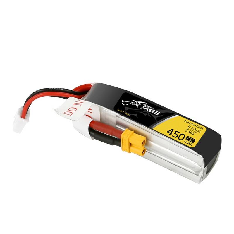 Tattu 450mAh 11.1V 75C 3S1P Hosszú akkumulátor Tattu 450mAh 11.1V 75C 3S1P Hosszú akkumulátor